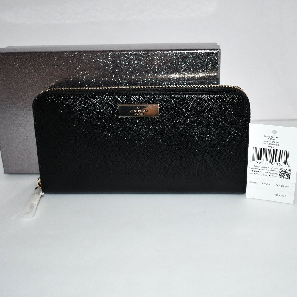 Kate spade Kenzie Boxed Large Continental Wallet in #KK041 NWT